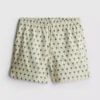 Pantalones cortos con textura de palmeras