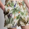 Pantalones cortos con textura de selva