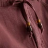 Pantalones cortos de algodón con cordón y cuentas
