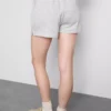 Pantalones cortos de algodón con dobladillo abierto