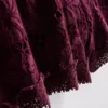 Pantalones cortos de algodón de cintura alta con bordados