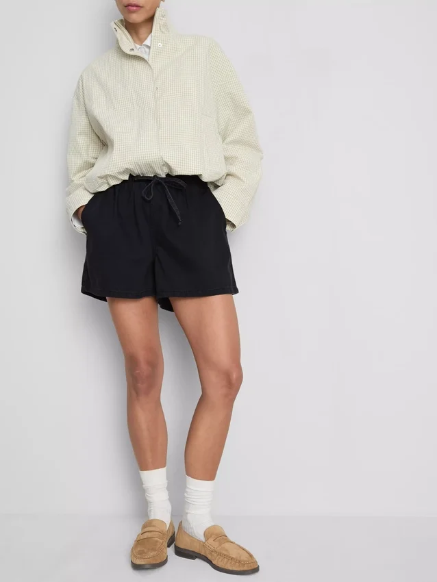 Pantalones cortos de chándal de denim de algodón