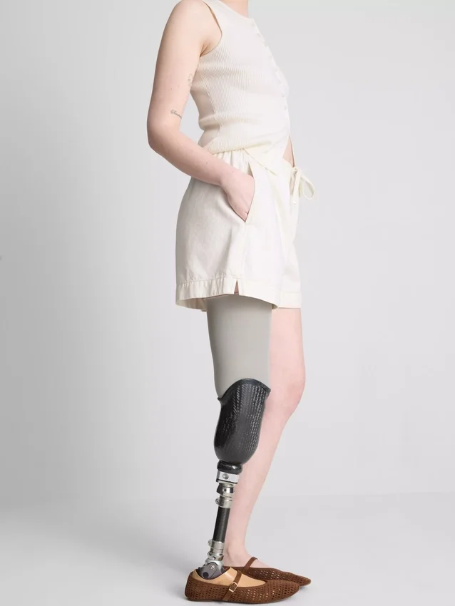 Pantalones cortos de chándal de denim de algodón