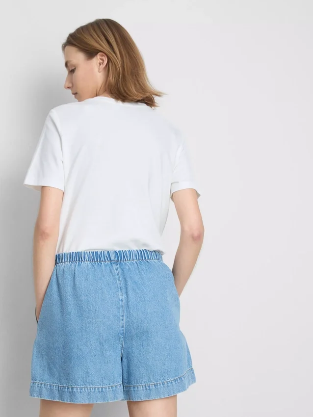 Pantalones cortos de chándal de denim de algodón