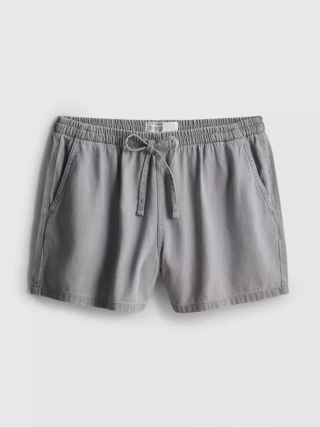 Pantalones cortos de chándal de denim de algodón