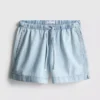 Pantalones cortos de chándal de denim de algodón