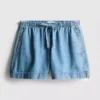 Pantalones cortos de chándal de denim de algodón