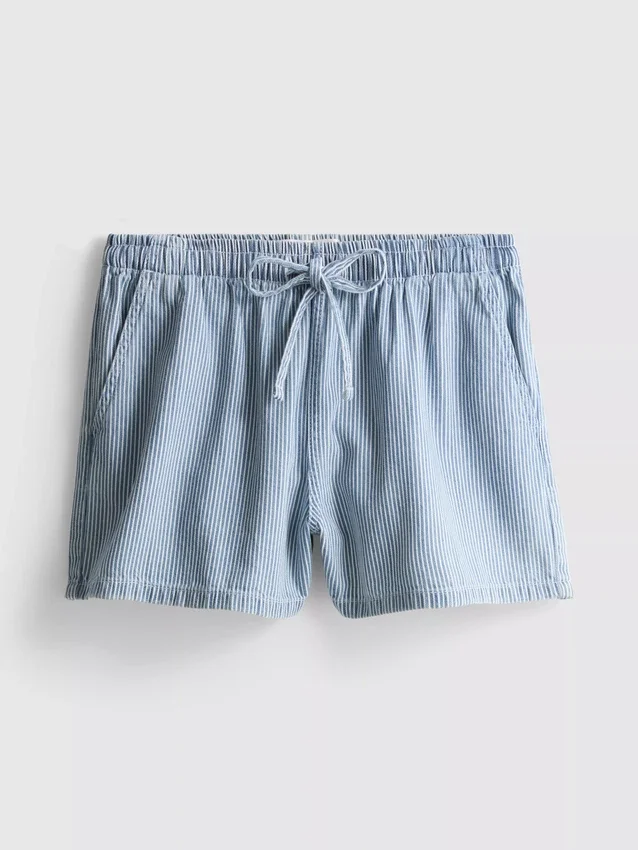 Pantalones cortos de chándal de denim de algodón