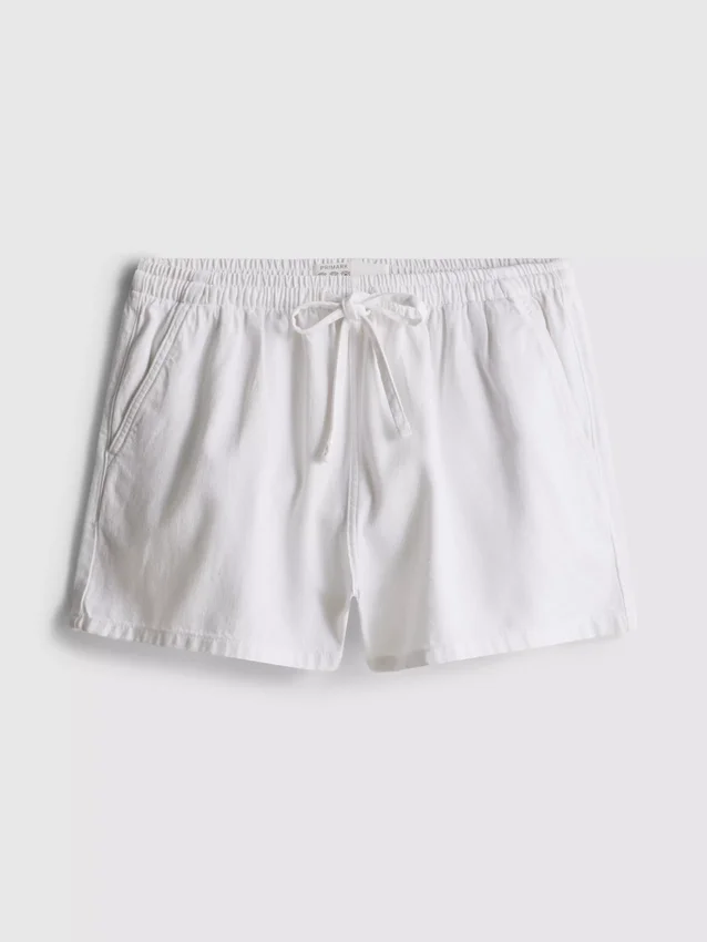 Pantalones cortos de chándal de denim de algodón