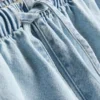 Pantalones cortos de chándal de denim de algodón