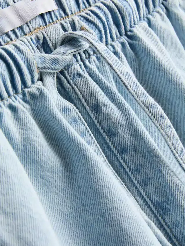 Pantalones cortos de chándal de denim de algodón