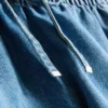 Pantalones cortos de chándal de denim de algodón