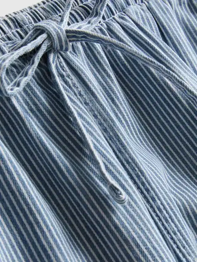 Pantalones cortos de chándal de denim de algodón
