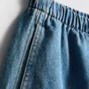 Pantalones cortos de chándal de denim de algodón