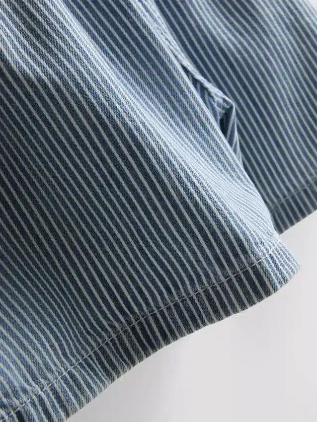 Pantalones cortos de chándal de denim de algodón