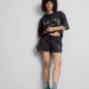 Pantalones cortos de club de corredores con alto contenido de algodón