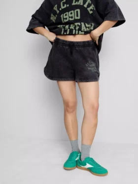 Pantalones cortos de club de corredores con alto contenido de algodón