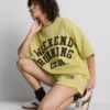 Pantalones cortos de club de corredores con alto contenido de algodón