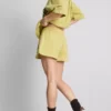 Pantalones cortos de club de corredores con alto contenido de algodón