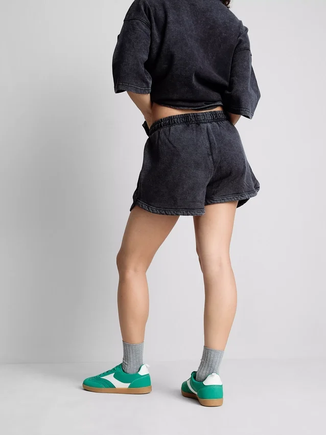 Pantalones cortos de club de corredores con alto contenido de algodón