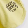 Pantalones cortos de club de corredores con alto contenido de algodón