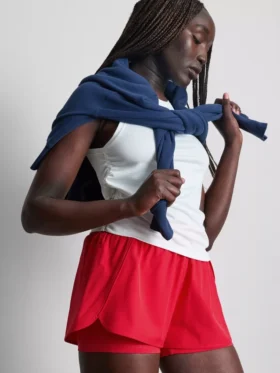 Pantalones cortos de correr con capas