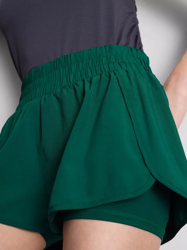 Pantalones cortos de correr con capas