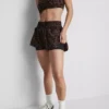 Pantalones cortos de correr con estampado de leopardo