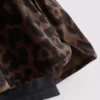 Pantalones cortos de correr con estampado de leopardo