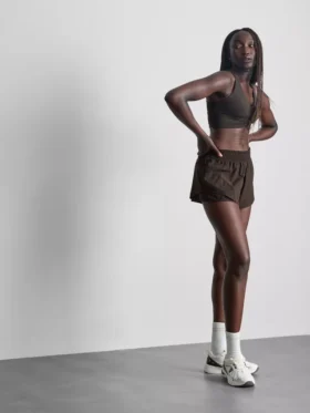Pantalones cortos de correr de tejido deportivo