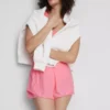 Pantalones cortos de correr de tejido deportivo