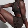 Pantalones cortos de correr de tejido deportivo