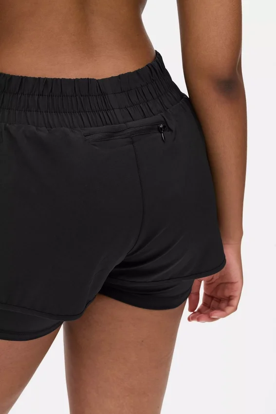 Pantalones cortos de correr tejidos