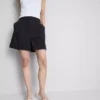 Pantalones cortos de crucero texturizados de cintura alta