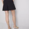 Pantalones cortos de crucero texturizados de cintura alta
