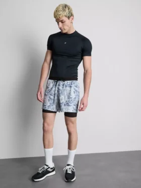 Pantalones cortos de gimnasio 2 en 1