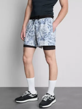 Pantalones cortos de gimnasio 2 en 1