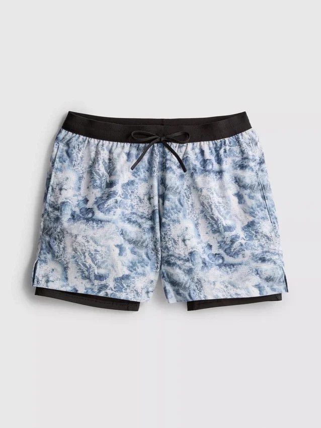 Pantalones cortos de gimnasio 2 en 1