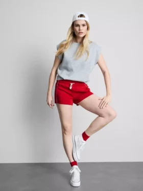 Pantalones cortos de jersey con alto contenido de algodón