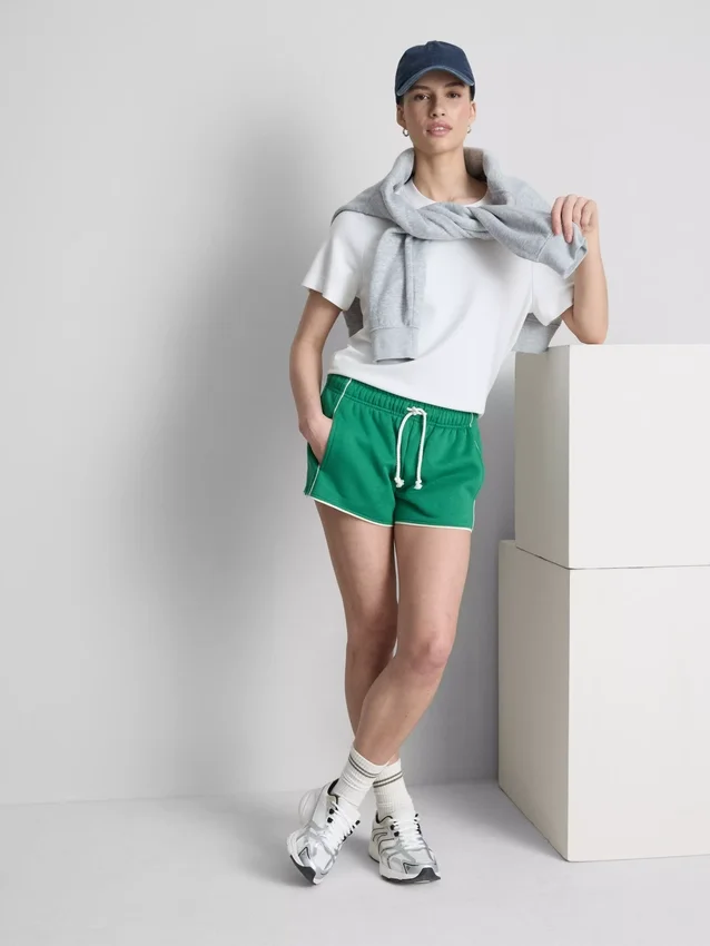Pantalones cortos de jersey con alto contenido de algodón