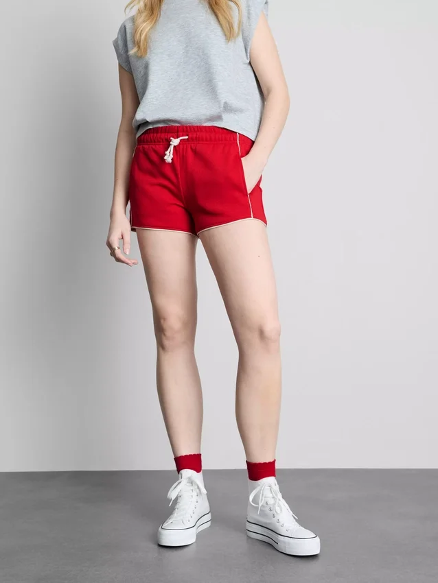 Pantalones cortos de jersey con alto contenido de algodón