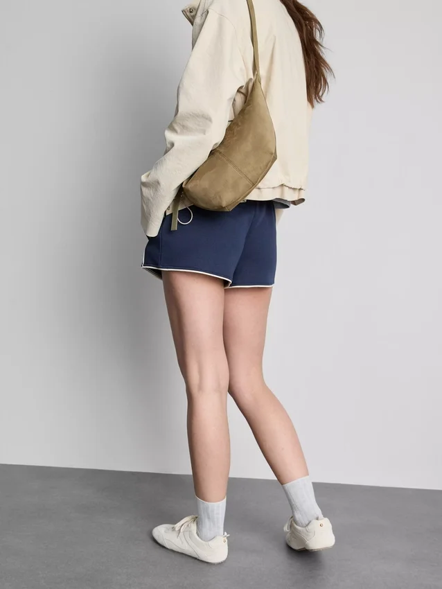 Pantalones cortos de jersey con alto contenido de algodón