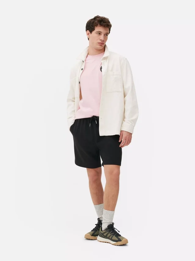Pantalones cortos de jersey con cordón