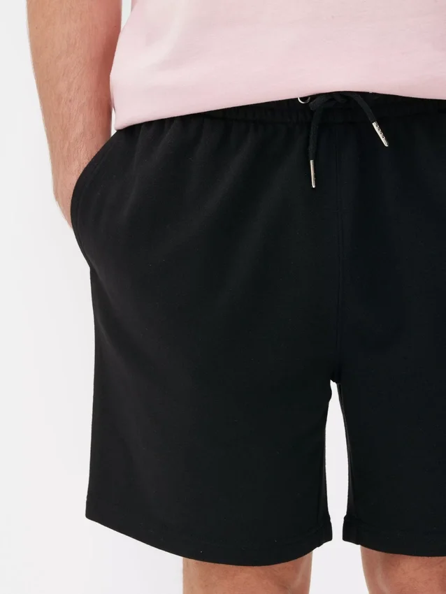 Pantalones cortos de jersey con cordón