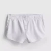Pantalones cortos de jersey con detalles de botones, con alto contenido de algodón
