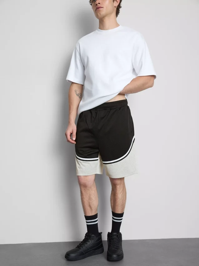 Pantalones cortos de malla para gimnasio