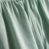 Pantalones cortos de mezcla de algodón con cintura elástica