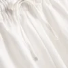 Pantalones cortos de mezcla de algodón con cintura elástica