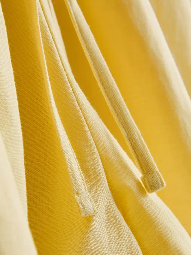 Pantalones cortos de mezcla de algodón con cintura elástica