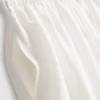 Pantalones cortos de mezcla de algodón con cintura elástica